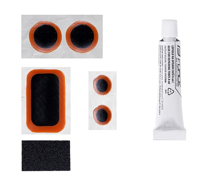 lagningssats FORCE 5 Pack - Black/Red