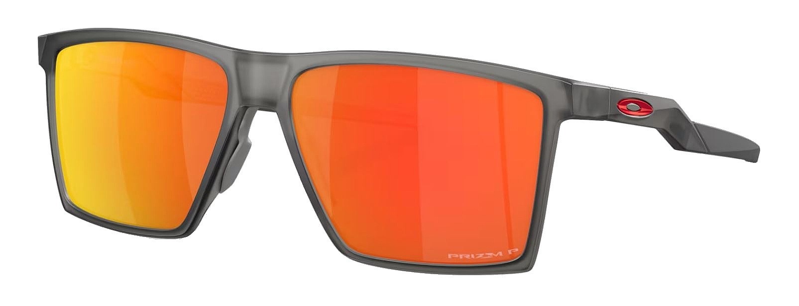 des lunettes Oakley Futurity Sun - Satin Grey Smoke/Prizm Ruby Polarized