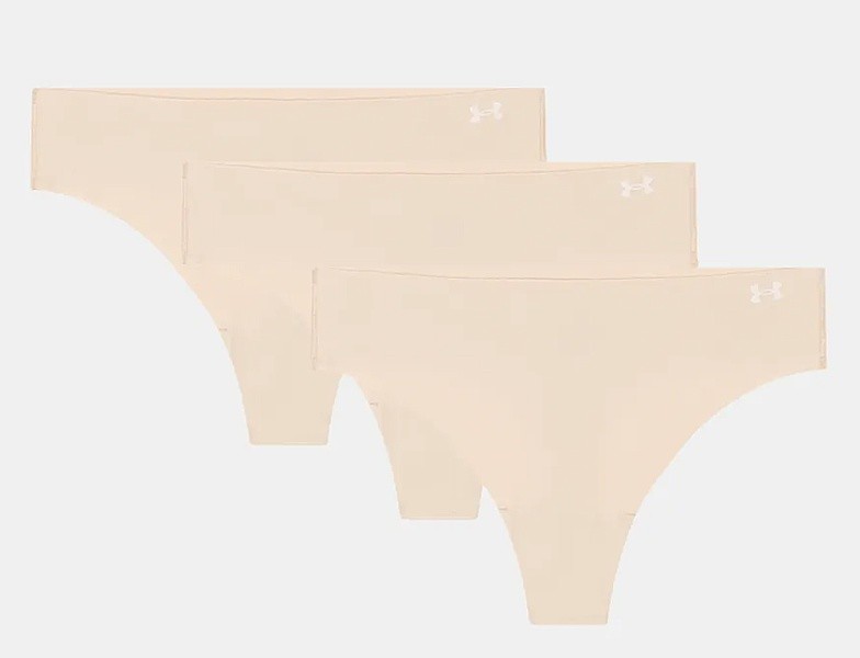 majtki Under Armour Pure Stretch No Show Thong 3 Pack - Hue