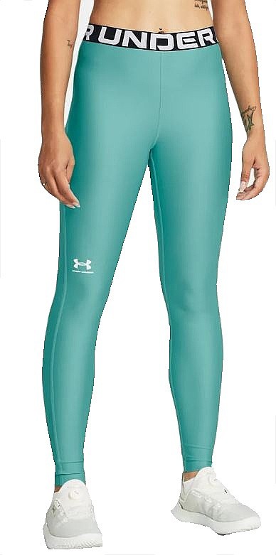 Leggins Under Armour HeatGear Authentics - Radial Turquoise/White - women´s