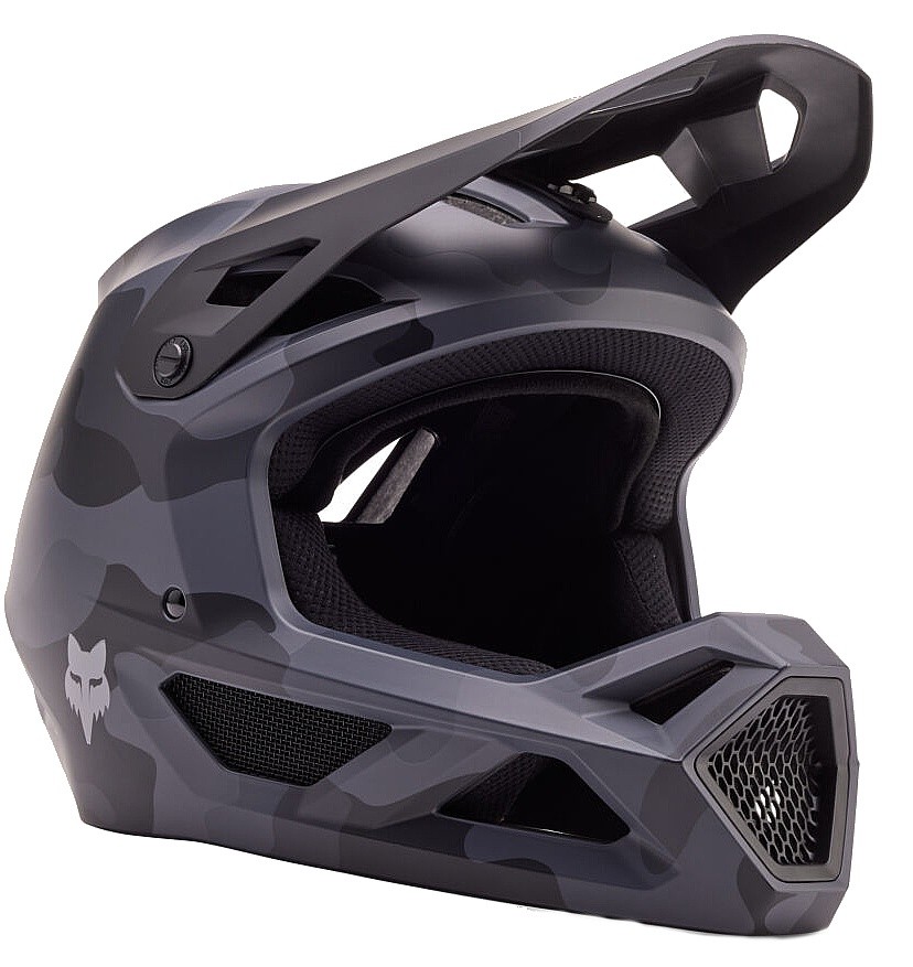 kask Fox Rampage Camo Mips - Black Camouflage