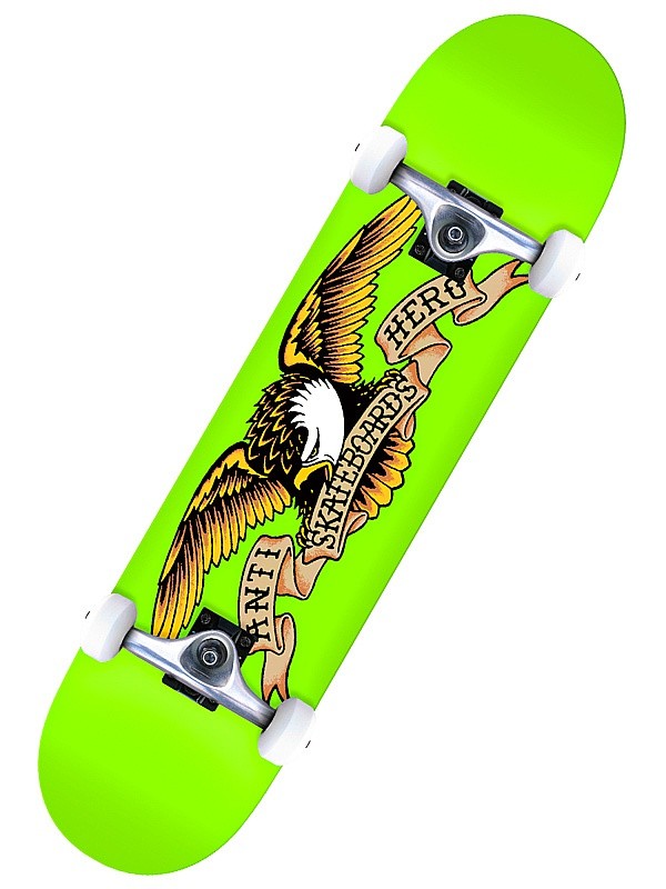 monopatín Antihero Classic Eagle Complete - Lime