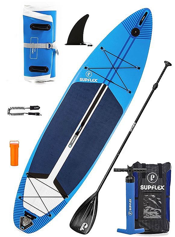 paddelbräda Supflex Crossover 10'2"x31"x6" - Blue
