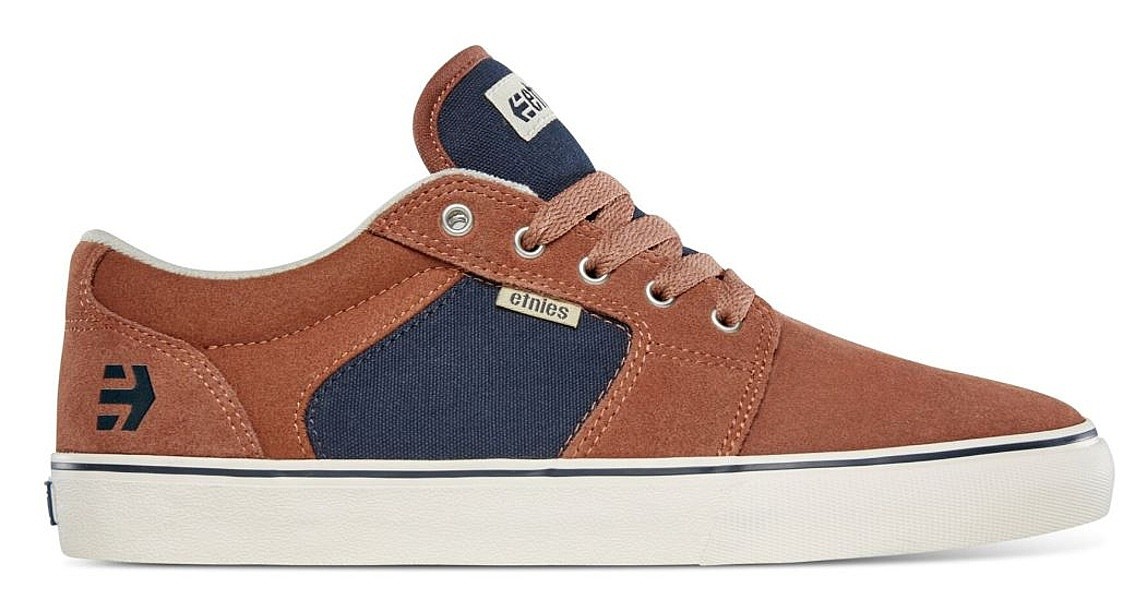 sko Etnies Barge LS - Orange/Navy - men´s