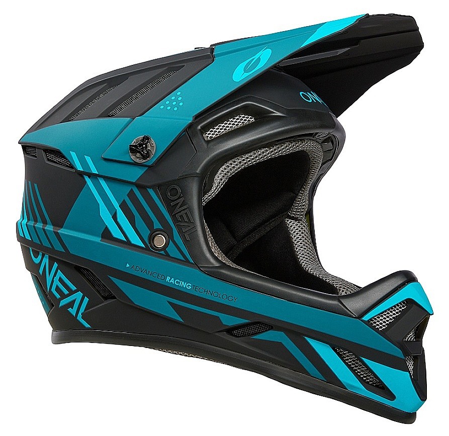 capacete O'Neal Backflip Strike - Black/Teal