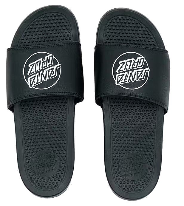 chaussures Santa Cruz Opus Dot Slides - Black - men´s