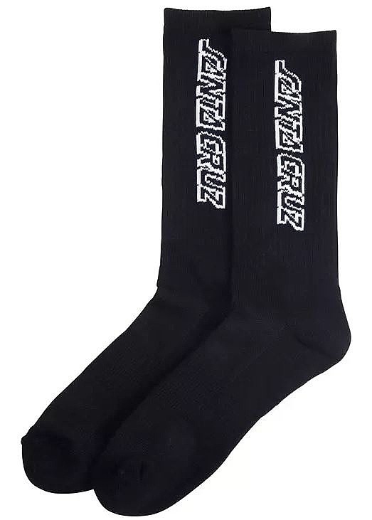 chaussettes Santa Cruz Classic Strip - Black - men´s