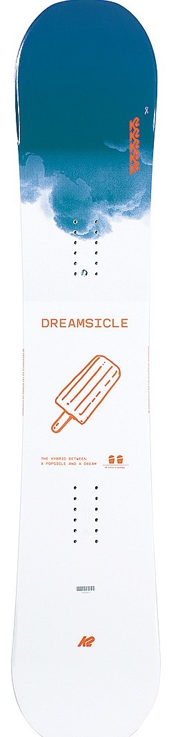 snowboard K2 Dreamsicle Rental - White/Blue