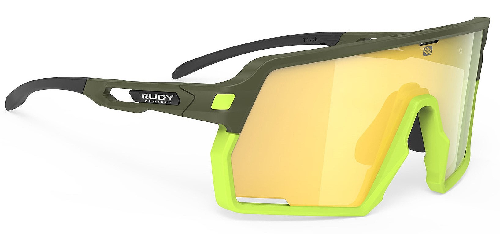 okulary Rudy Project Kelion - Olive Matte/Multilaser Yellow