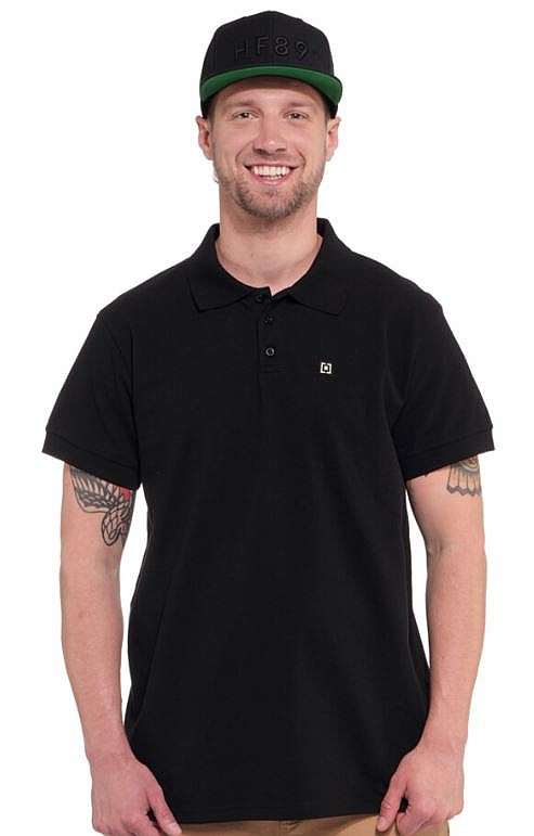рубашка Horsefeathers Kato Polo - Black - men´s