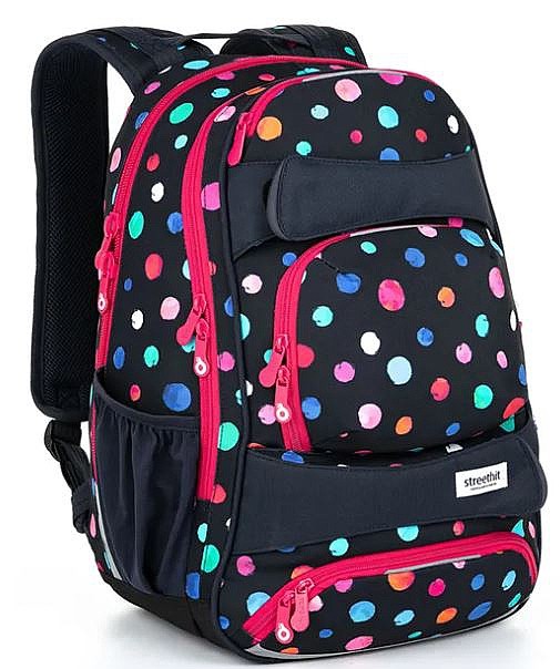backpack Topgal YUMI 22031 - Dark Blue/Dot