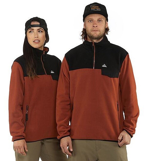 sudadera Horsefeathers Madog - Brick - unisex