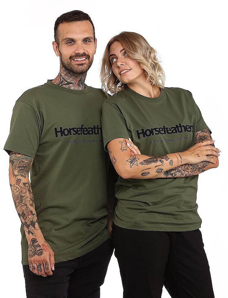 tričko Horsefeathers Quarter - Loden Green