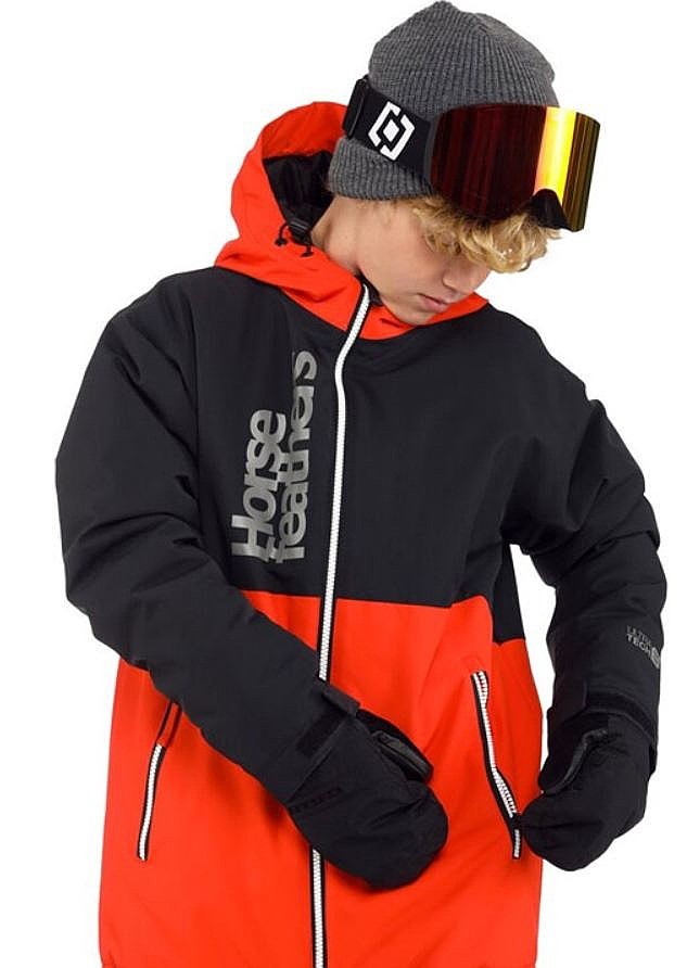 jacka Horsefeathers Damien - Flame Red - boy´s