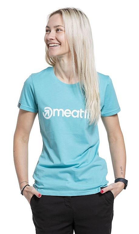 T-shirt Meatfly Ladies MF Logo - Mint