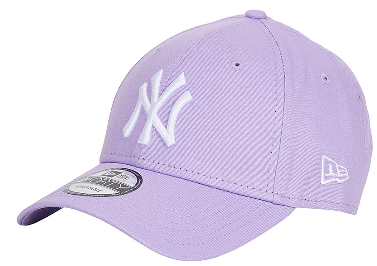 casquette New Era 9FO League Essential MLB New York Yankees - Lilac/White - men´s