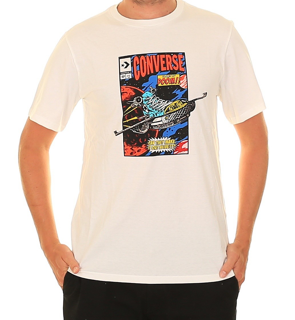 tričko Converse Comic Cover/10026425 - A02/White