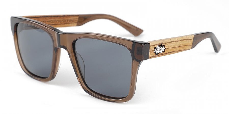 gafas Pitcha Maasai V - Transparent Tea/Grey/Zebra Wood/Polarized