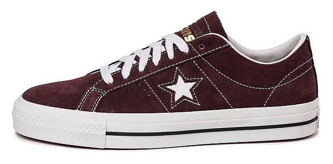 boty Converse Cons One Star Pro Suede OX - A08480/Bloodstone/White/Black