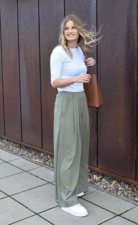 pantalon M.ASCH-Be original Santa Pola - Khaki - women´s