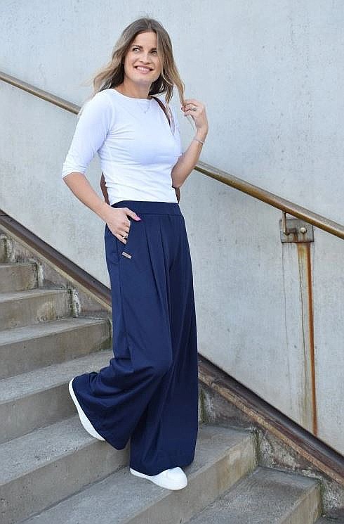 брюки M.ASCH-Be original Santa Pola - Blue - women´s