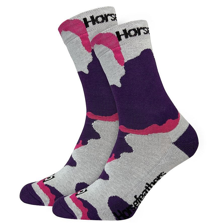 socks Horsefeathers Camo - Grape - women´s