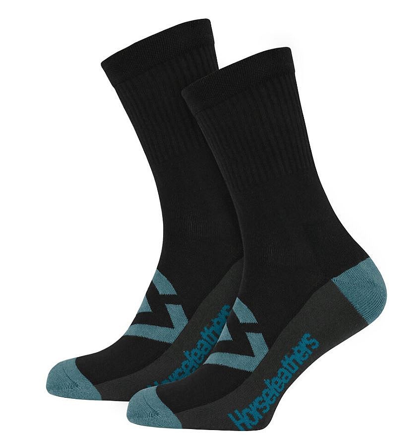 chaussettes Horsefeathers Loby Crew - Blue Haze - men´s