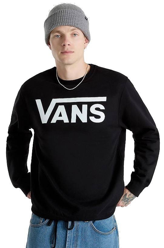 sudadera Vans Classic III Crew - Black/White - men´s