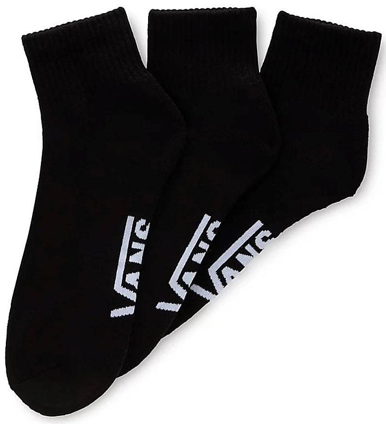 ponožky Vans Classic Ankle 3 Pack - Black