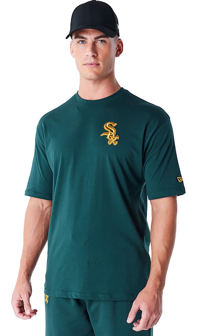 T-shirt New Era League Essential LC OS MLB Chicago White Sox - Dark Green