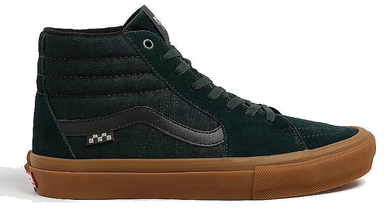 buty Vans Skate Sk8-Hi - Green/Gum