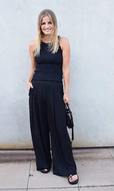 pantalon M.ASCH-Be original Santa Pola - Black - women´s