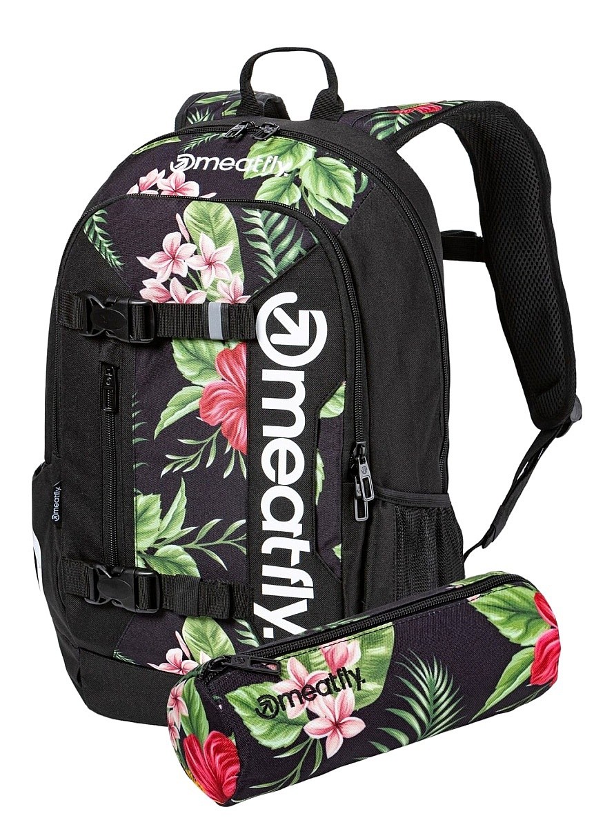 plecak Meatfly Basejumper - Tropical Black