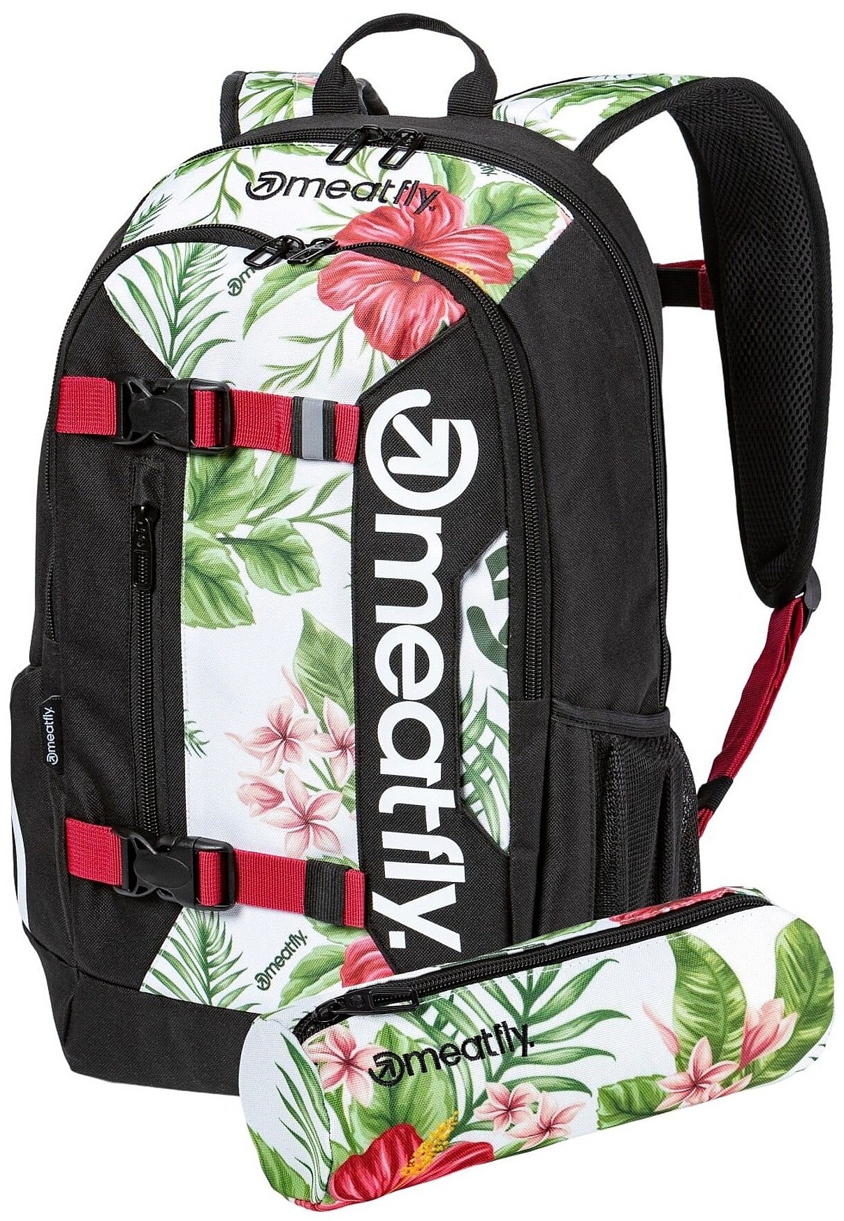 batoh Meatfly Basejumper - White Tropical