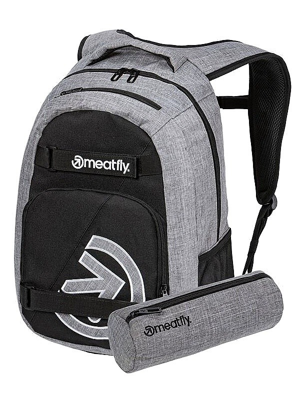 Rucksack Meatfly Exile - Black/Grey Heather