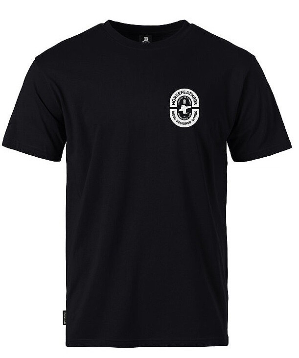 T-shirt Horsefeathers Powder Badge II - Black - men´s