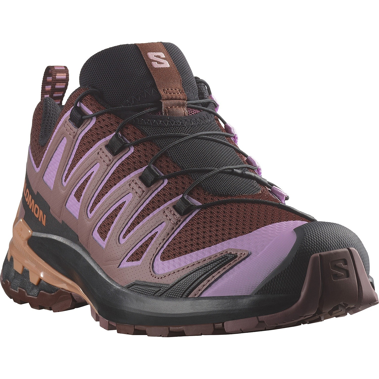 boty Salomon XA Pro 3D V9 - Rum Raisin/Orchid Bouquet/Canyon Clay