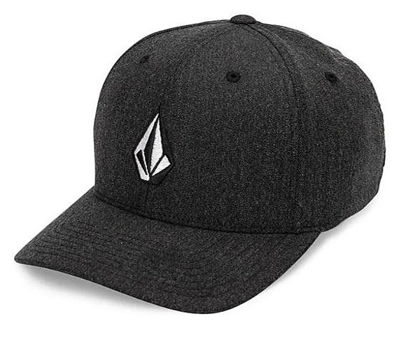 czapka z daszkiem Volcom Full Stone Heather Flexfit - Charcoal Heather