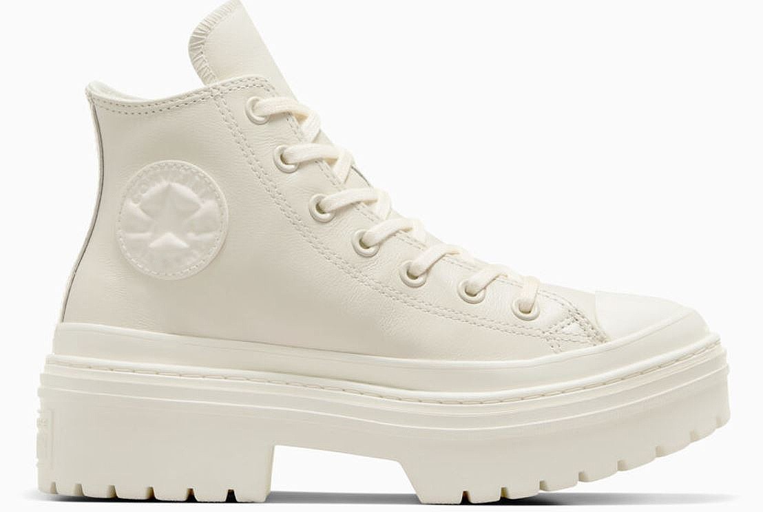boty Converse Chuck Taylor All Star Lugged Heel Leat.Platform Hi - A10370/Egret/Egret/Egret
