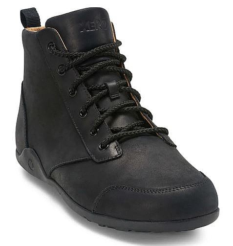 chaussures Xero Shoes Denver Leather - Leather Lined Black - men´s