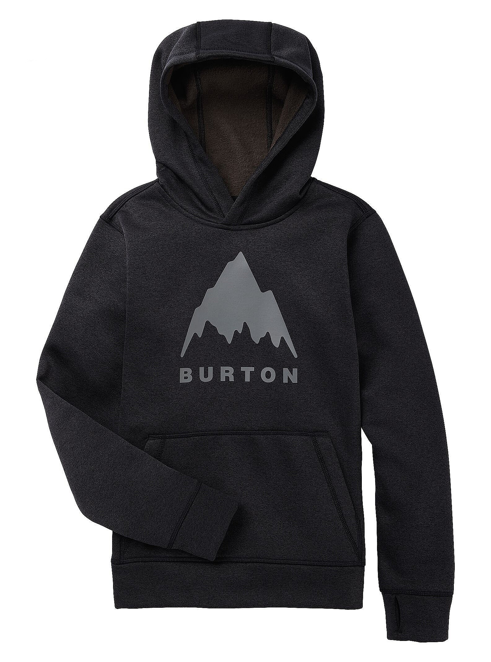 кофта Burton Oak Pullover - True Black Heather - unisex junior
