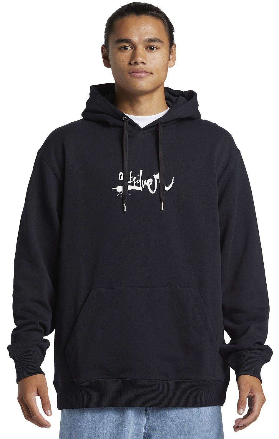 sweat-shirt Quiksilver Dna Impaired Logo - KVJ0/Black - men´s