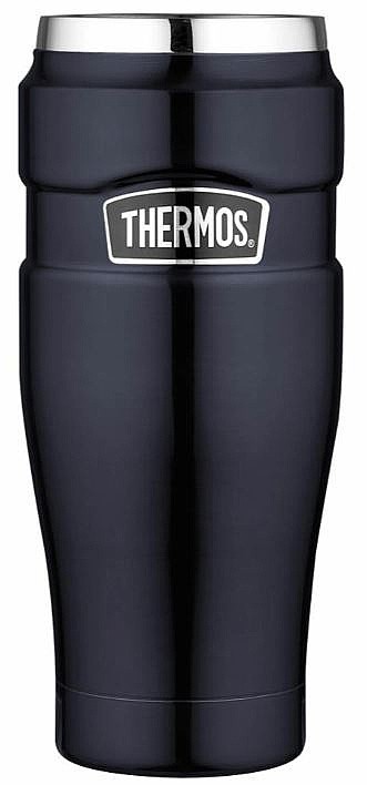 kubek termiczny Thermos Stainless King Travel 470 - 160020/Dark Blue