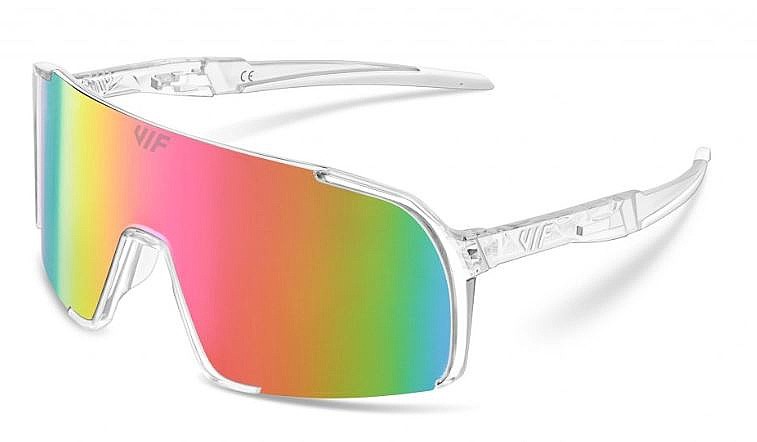 des lunettes VIF One Transparent Photochromic - Transparent/Pink