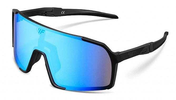 óculos VIF One Polarized - Black/Ice Blue