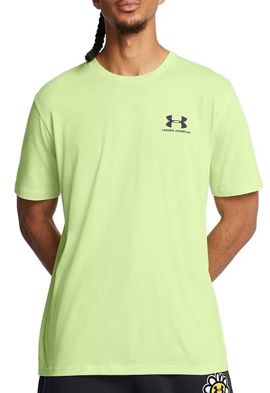 T-shirt Under Armour Sportstyle Left Chest - Morph Green/Black - men´s