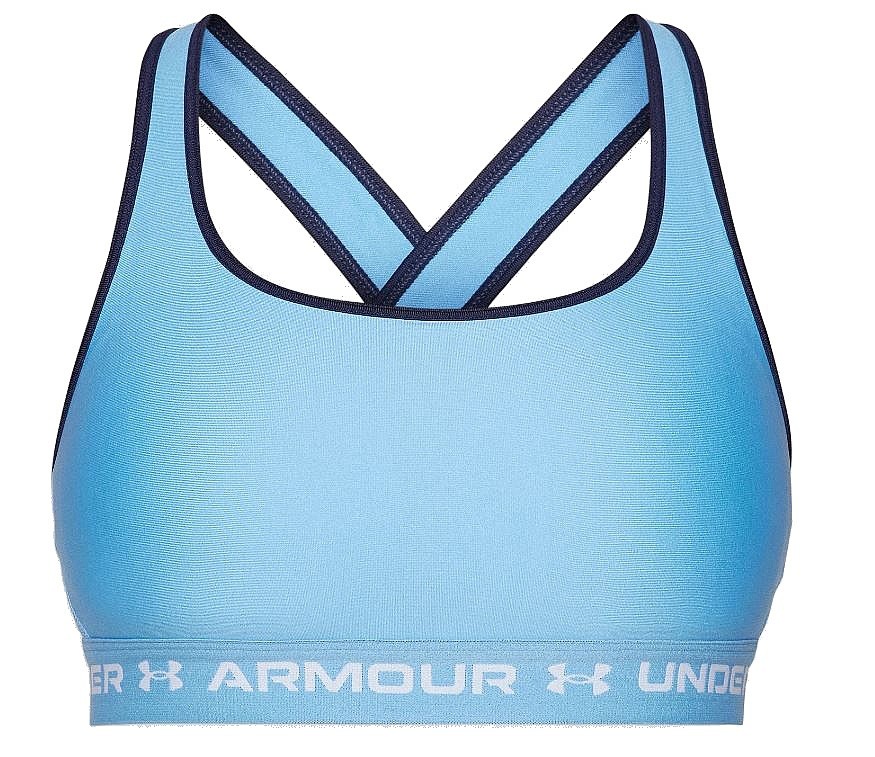 бюстгальтер Under Armour Crossback Mid - Horizon Blue/Midnight Navy/White - women´s
