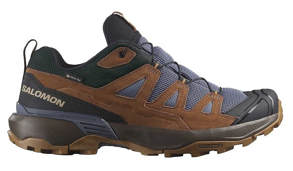 chaussures Salomon X Ultra 360 Leather GTX - Grisaille/Caramel Cafe/Marmalade - men´s