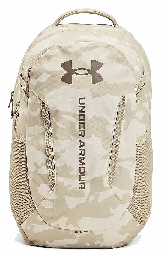 backpack Under Armour Hustle 6.0 - Summit White/Taupe Dusk