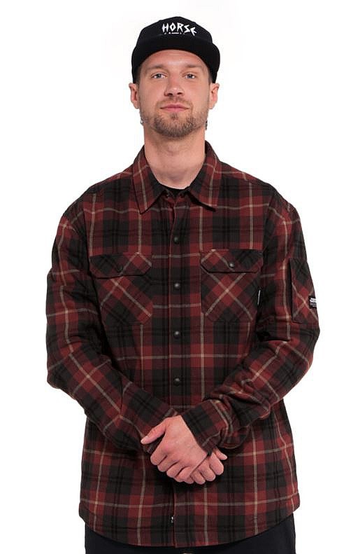 рубашка Horsefeathers Dough Insulated LS - Redwood - men´s